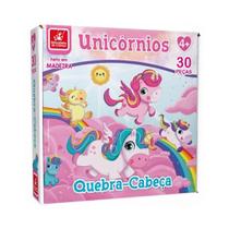 Quebra-Cabeça Unicórnio 30 PÇ Brincadeira de Criança 2464