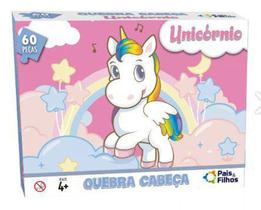 Quebra cabeca unicornio - 60 pcs - Pais Filhos (4577)