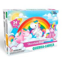 Quebra Cabeça Unicórnio Baby 24 Peças
