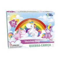 Quebra-Cabeça Unicórnio Baby - 24 Peças - Pais e Filhos