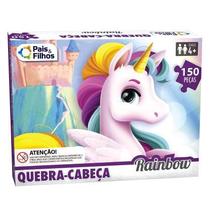 Quebra cabeca unicornio rainbow 150 pcs