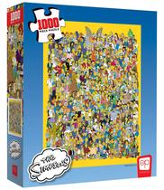 Quebra-cabeça USAOPOLY Os Simpsons: elenco de milhares e 1000 peças Quebra-cabeça USAOPOLY Os Simpsons: elenco de milhares e 1000 peças