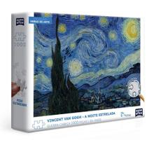 Quebra cabeça van gogh - a noite estrela 1000 peças - GAME OFFICE