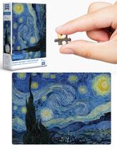 Quebra cabeça van gogh a noite estrelada 500 pçs nano 10+