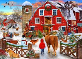 Quebra-cabeça Vermont Christmas 1000 Pieces Christmas Horse