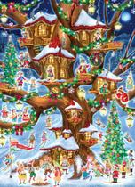 Quebra-cabeça Vermont Christmas Company Elves Treehouse 1000 unidades