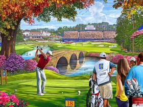 Quebra-cabeça Vermont Christmas Company The Final Hole 550 unidades
