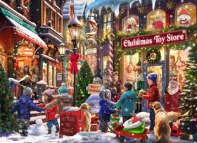 Quebra-cabeça Vermont, loja de brinquedos de Natal, 1000 peças Quebra-cabeça Vermont, loja de brinquedos de Natal, 1000 peças