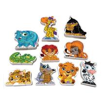 Quebra cabeça vertical animais selvagens - simque - 670 Quebra cabeça vertical animais selvagens - simque - 670