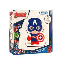 Quebra-Cabeça Vertical Colecionável Avengers Capitão América - Xalingo