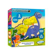 Quebra-Cabeça Vertical Colecionável Dinossauros Modelo 1 - Xalingo