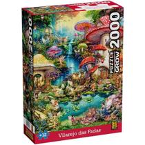 Quebra cabeca vilarejo das fadas 2000 pecas grow