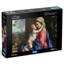 Quebra Cabeça Virgem Maria Menino Jesus Arte Previtali 1000p