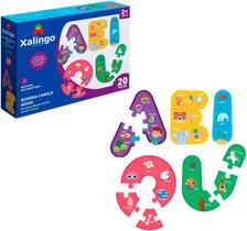 Quebra-Cabeça Vogais AEIOU 20 peças Xalingo