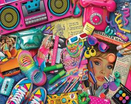 Quebra-cabeça White Mountain 80's Girl 1000 peças para adultos