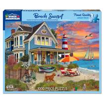 Quebra-cabeça White Mountain Beach Sunset 1000 peças