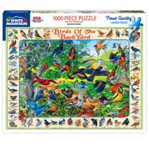 Quebra-cabeça White Mountain Birds of the Backyard 1000 peças