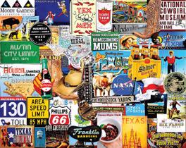 Quebra-cabeça White Mountain I Love Texas 1000 peças