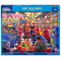 Quebra-cabeça White Mountain Juke Box Diner 500 peças