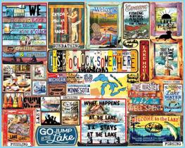 Quebra-cabeça White Mountain Lake Time 1000 peças