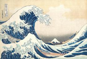 Quebra-cabeça YOGEON Hokusai A Grande Onda de Kanagawa 1000 peças