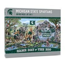 Quebra-cabeça YouTheFan NCAA Michigan State Spartans 500 unidades Quebra-cabeça YouTheFan NCAA Michigan State Spartans 500 unidades