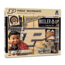 Quebra-Cabeça YouTheFan NCAA Purdue Boilermakers Retro - 500 Peças