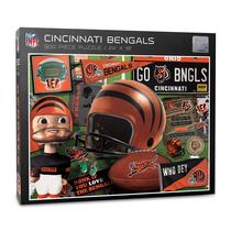 Quebra-cabeça YouTheFan NFL Cincinnati Bengals Retro 500 peças