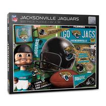 Quebra-cabeça YouTheFan NFL Jacksonville Jaguars Retro 500 peças