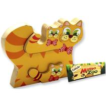 Quebra Cabeça Zoo Filhotes Madeira - Gato - 73611 - Maninho Artesanatos Quebra Cabeça Zoo Filhotes Madeira - Gato - 73611 - Maninho Artesanatos