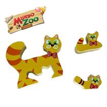 Quebra Cabeça -Zoo gato