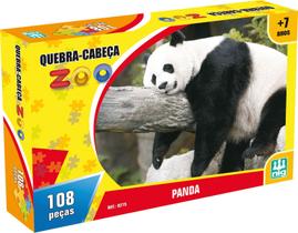 Quebra Cabeça Zoo Panda 108 Peças - Nig Brinquedos