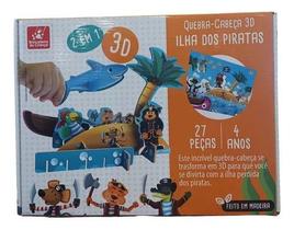 Quebra-cabeça3d Ilha Dos Piratas 2662 Brincadeira De Criança