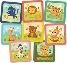 Quebra-cabecas 09 pecas animais