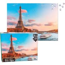 Quebra Cabeças 1000 Peças Torre Eiffel 10775 - Pais e Filhos