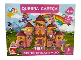 Quebra-cabeças 24 pecas reino encantado - a casa