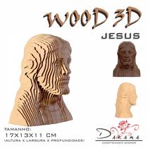 Quebra cabeças 3d jesus cristo decoração ornamento enfeite