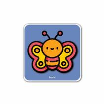 Quebra-cabeças 4 partes borboleta