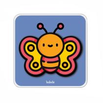 Quebra-Cabeças 4 Partes Borboleta Brinquedo Infantil