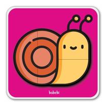 Quebra-cabeças 4 Partes Caracol Babebi Quebra-cabeças 4 Partes Caracol Babebi