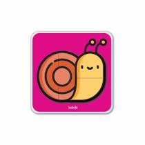 Quebra-cabeças 4 partes caracol