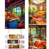 Quebra-cabeças BJScoe Vintage Kitchen, quarto, sala de estar