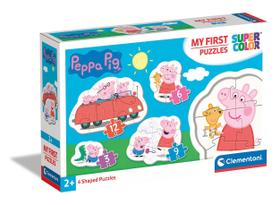 Quebra-cabeças Clementoni Peppa Pig - 3+, 6+, 9+ e 12 Peças (2+)