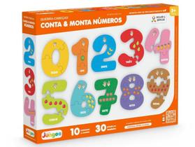 Quebra-cabeças conta & monta números Quebra-cabeças conta & monta números