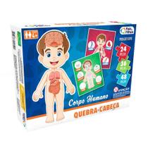 Quebra-Cabeças Corpo Humano Progressivo Pais e Filhos Quebra-Cabeças Corpo Humano Progressivo Pais e Filhos
