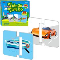 Quebra-cabeças de combinação de veículos SpriteGru Pre-Primer com 48 cartas