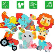 Quebra cabeças de Madeira: Brinquedo Educativo para Crianças