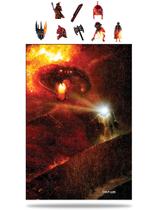 Quebra-cabeças de madeira Crafthub Lord of The Rings, 205 peças, tamanho A3