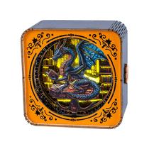 Quebra-cabeças de madeira Nightlight WOODBESTS Library's Dragon 3D