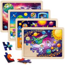 Quebra-cabeças de madeira SYNARRY Large Space Planets Solar System